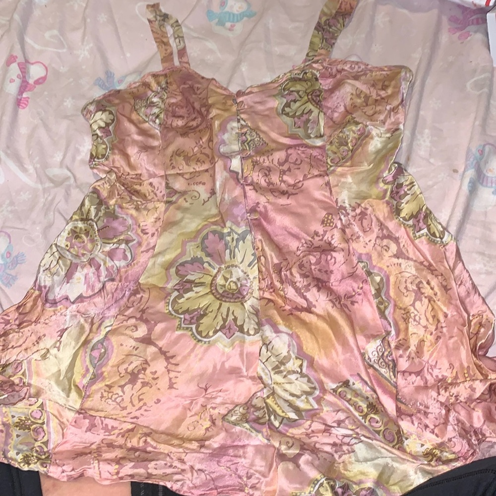 Vintage silk slip dress